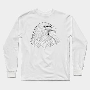 Eagle Bird Animal Freedom World Wildlife Wonder Vector Graphic Long Sleeve T-Shirt